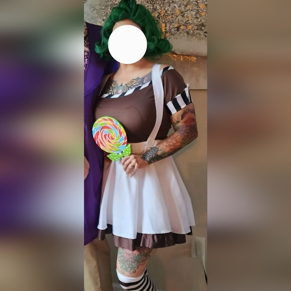 Ladies Oompa Loompa Halloween Costume